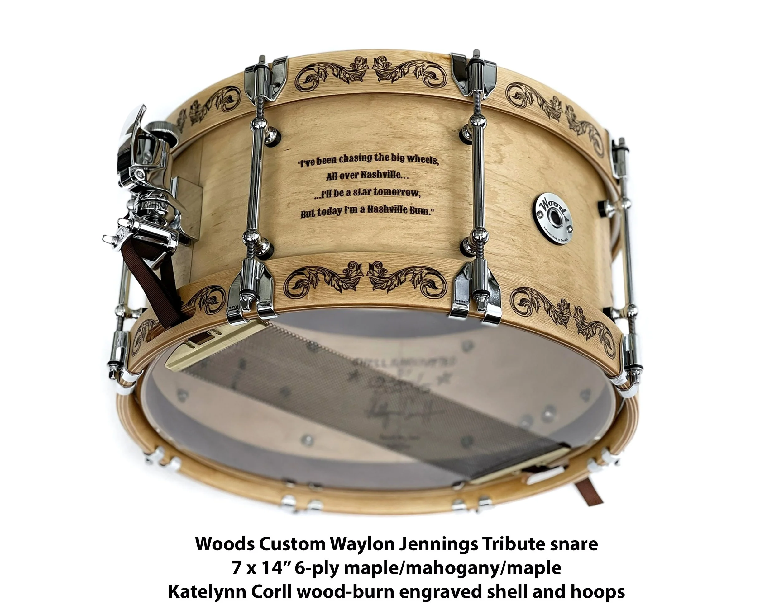 AMERICAN DRUMMER BEAR ヴィンテージ The Drum Engravers, Part 4: Katelynn Corll — Not So Modern Drummer